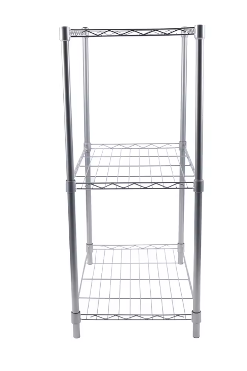3-Laags Metalen Opbergrek – Vrijstaand Rek voor Keuken, Badkamer & Kantoor