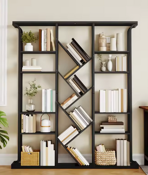 Boomvormige Boekenkast met 17 Vakken – Staande Design Vakkenkast 180 cm
