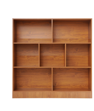 Houten Boekenkast met 7 Vakken – Moderne Staande Opbergkast 100 cm