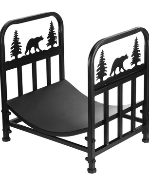 Stalen Haardhoutrek – Vrijstaand Houtopslagrek met Bodemplaat