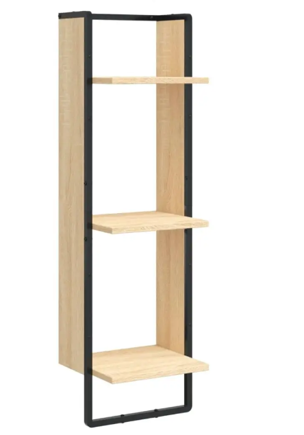 Set van 6 Wandplanken – Sonoma Eiken Wandrek, Modern & Ruimtebesparend