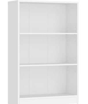 Boekenkast met 3 Lagen – Verstelbare Opbergrek voor Woonkamer & Kantoor