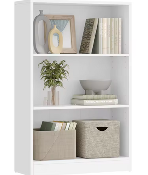 Boekenkast met 3 Lagen – Verstelbare Opbergrek voor Woonkamer & Kantoor