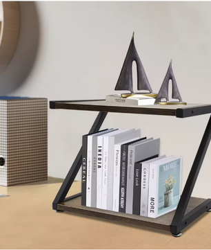 2-Lagen Printerstandaard – Bureau Organizer met Opbergrek