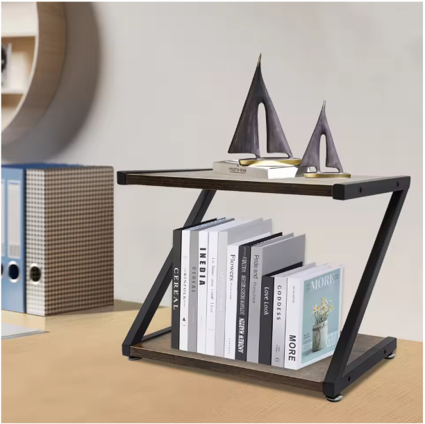 2-Lagen Printerstandaard – Bureau Organizer met Opbergrek