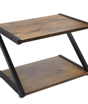 2-Lagen Printerstandaard – Bureau Organizer met Opbergrek