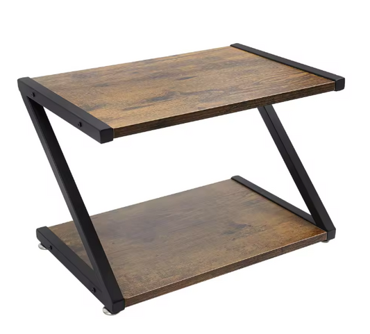 2-Lagen Printerstandaard – Bureau Organizer met Opbergrek