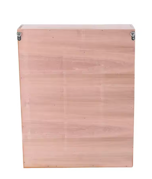Houten Boekenkast met 9 Vakken & 2 Lades – Vintage Stijl Organizer