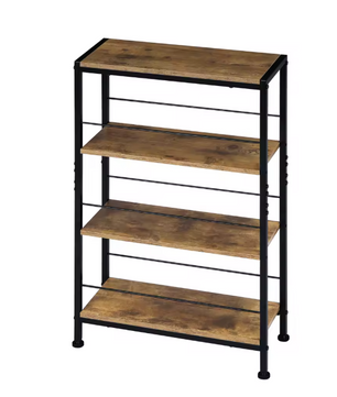 Smal Ladderrek met 4 Niveaus – Boekenkast en Opbergrek 50x20x78 cm