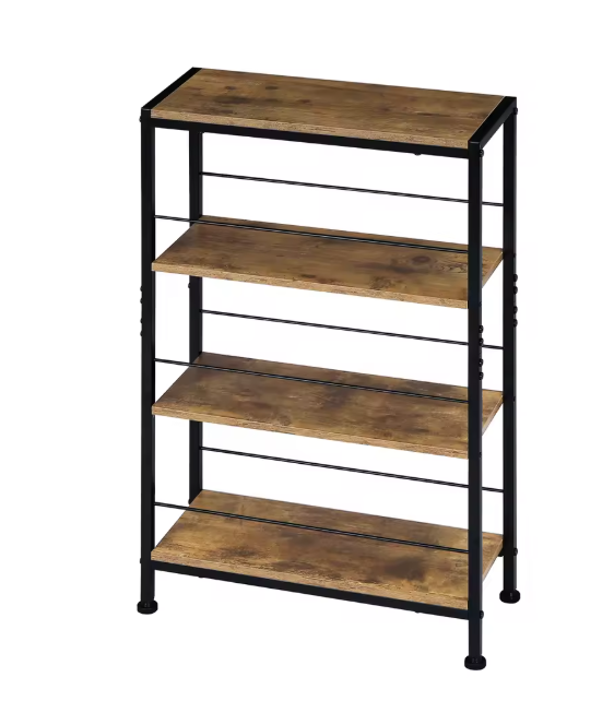 Smal Ladderrek met 4 Niveaus – Boekenkast en Opbergrek 50x20x78 cm