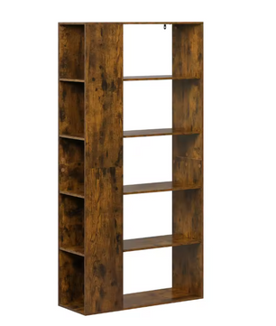 Hoge Boekenkast met 10 Vakken – Staande Opbergkast 78x160 cm