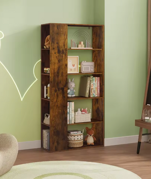 Hoge Boekenkast met 10 Vakken – Staande Opbergkast 78x160 cm