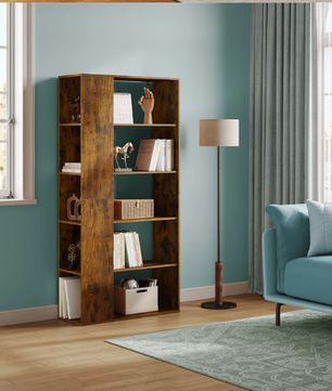 Hoge Boekenkast met 10 Vakken – Staande Opbergkast 78x160 cm