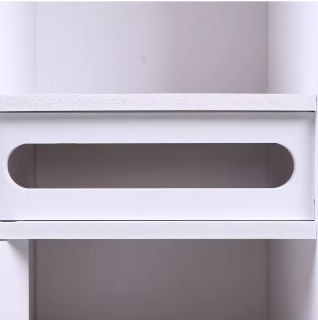 Smalle Badkamerkast met Verstelbare Opbergruimte – Houten Kunststof, Vrijstaand en Ruimtebesparend