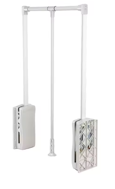 Uittrekbare Garderobelift – Verstelbare Kledingroede met Soft Return, 51–66 cm