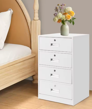 Metalen Dossierkast met 4 Lades – Afsluitbaar en Ruimtebesparend