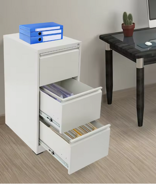 Metalen Dossierkast met 3 Lades – Afsluitbare Kantoorkast