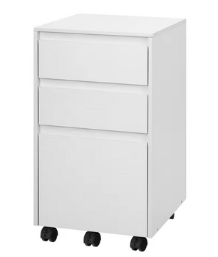 Verrijdbare Houten Archiefkast met 3 Lades – 40x70x40 cm