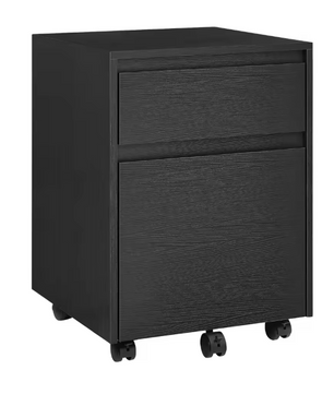 Verrijdbare Houten Archiefkast met 2 Lades – 40x56x40 cm