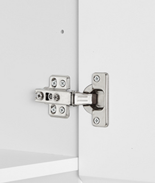 Vrijstaande Badkamerkast met Lade en Verstelbare Planken – MDF