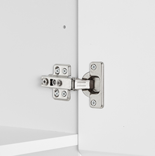 Vrijstaande Badkamerkast met Lade en Verstelbare Planken – MDF