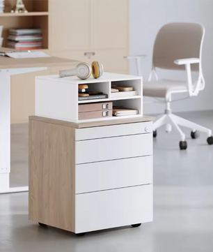 Printerkast met Opbergrekken – 47x22,5x40 cm, Compact Design