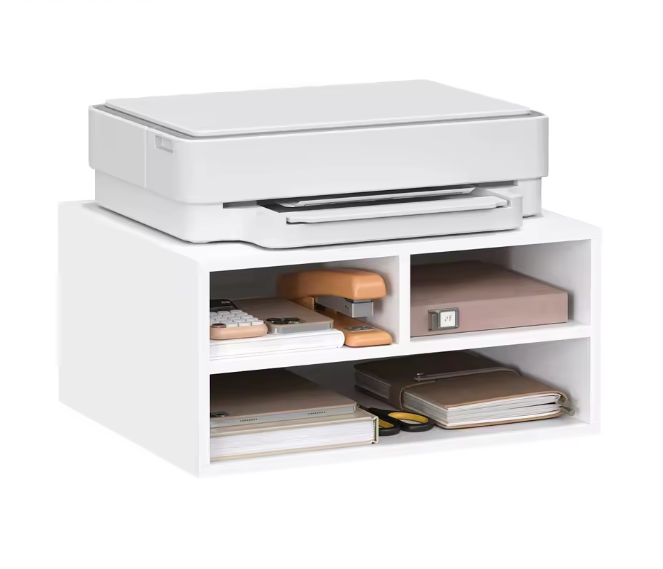 Printerkast met Opbergrekken – 47x22,5x40 cm, Compact Design