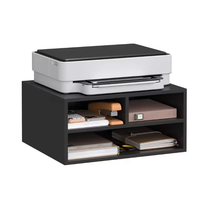 Printerkast met Opbergrekken – 47x22,5x40 cm, Compact Design