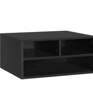 Printerstandaard met Opbergrekken – Houtlook Bureau Organizer, Compact en Modern