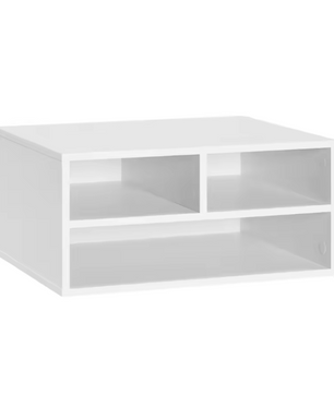 Printerstandaard met Opbergrekken – Houtlook Bureau Organizer, Compact en Modern