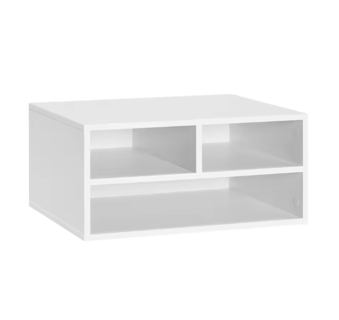 Printerstandaard met Opbergrekken – Houtlook Bureau Organizer, Compact en Modern