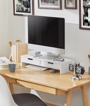 Hoge Badkamerkast met Deur, Open Vakken en Waszak – MDF en Den, 170 cm Hoog