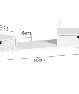 Hoge Badkamerkast met Deur, Open Vakken en Waszak – MDF en Den, 170 cm Hoog