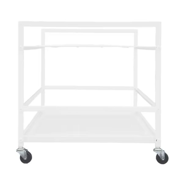 Mobiel Documentenrek met 50 Vakken – Metalen Opbergwagen op Wielen