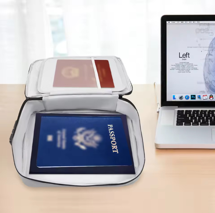 Brandwerende Documententas met Wachtwoordslot – Multifunctionele Reistas voor Kantoor en Thuis