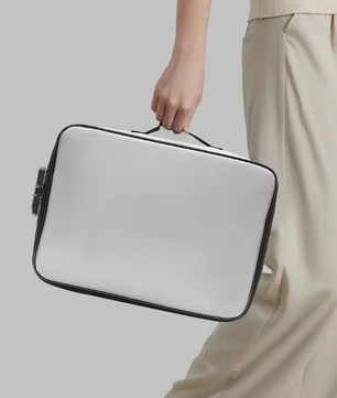 Brandwerende Documententas met Wachtwoordslot – Multifunctionele Reistas voor Kantoor en Thuis