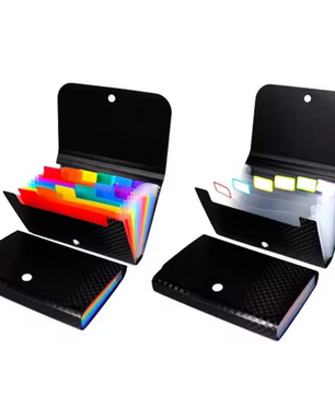 A6 Documentenmap met 13 Vakken – Waterdichte Accordeonmap met Index Tabs