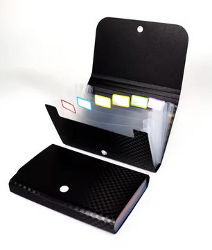 A6 Documentenmap met 13 Vakken – Waterdichte Accordeonmap met Index Tabs