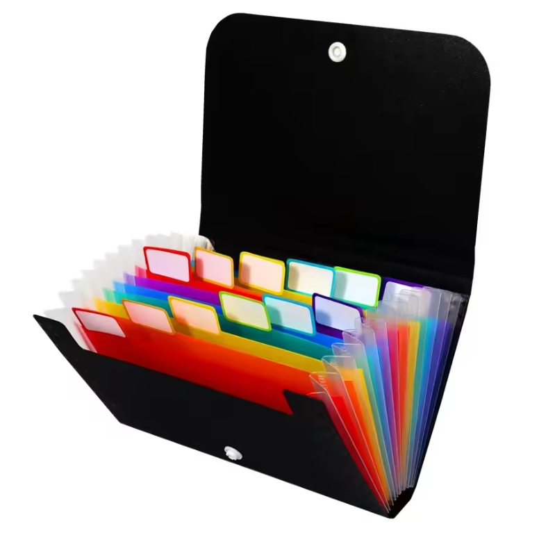 A6 Documentenmap met 13 Vakken – Waterdichte Accordeonmap met Index Tabs