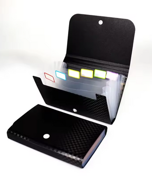 A6 Documentenmap met 13 Vakken – Waterdichte Accordeonmap met Index Tabs