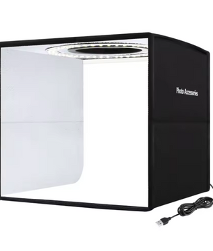Draagbare Fotostudio Lightbox – Opvouwbare LED Fototent met 12 Achtergronden