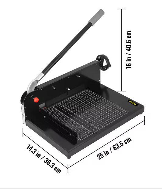Heavy-Duty A4 Papiersnijder – Handmatige Guillotine tot 300 Vellen