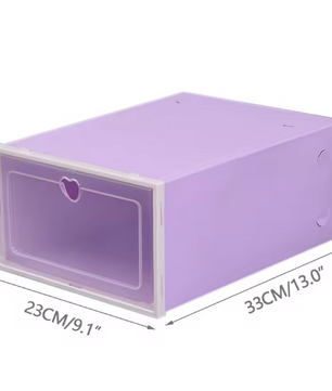 20-Delige Stapelbare Schoenenorganizers – Kunststof Opbergers voor Kast en Hal