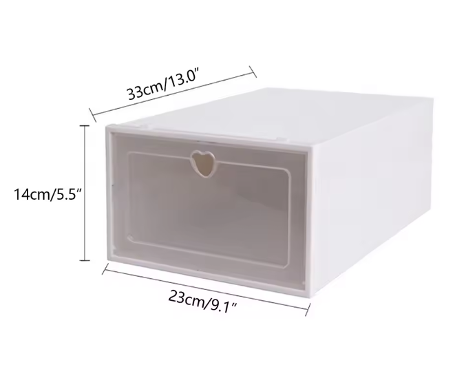 20-Delige Stapelbare Schoenenorganizers – Kunststof Opbergers voor Kast en Hal