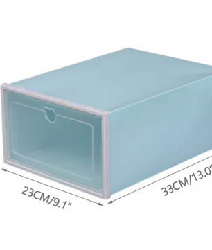 20-Delige Stapelbare Schoenenorganizers – Kunststof Opbergers voor Kast en Hal