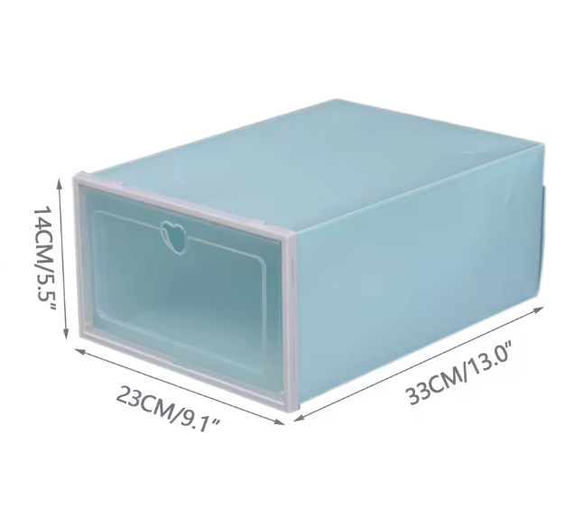 20-Delige Stapelbare Schoenenorganizers – Kunststof Opbergers voor Kast en Hal