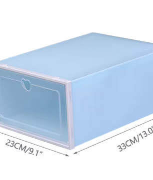 20-Delige Stapelbare Schoenenorganizers – Kunststof Opbergers voor Kast en Hal