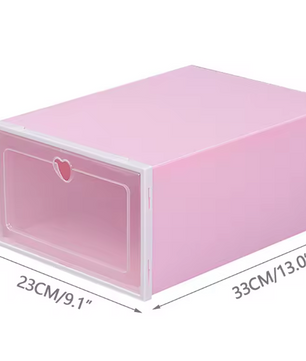 20-Delige Stapelbare Schoenenorganizers – Kunststof Opbergers voor Kast en Hal