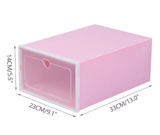 20-Delige Stapelbare Schoenenorganizers – Kunststof Opbergers voor Kast en Hal