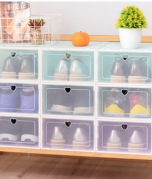 20-Delige Stapelbare Schoenenorganizers – Kunststof Opbergers voor Kast en Hal